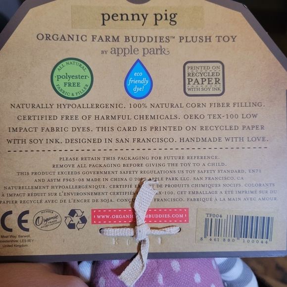 Pig Sock Plush/Glow in the Dark Board Book - Picture 5 of 7